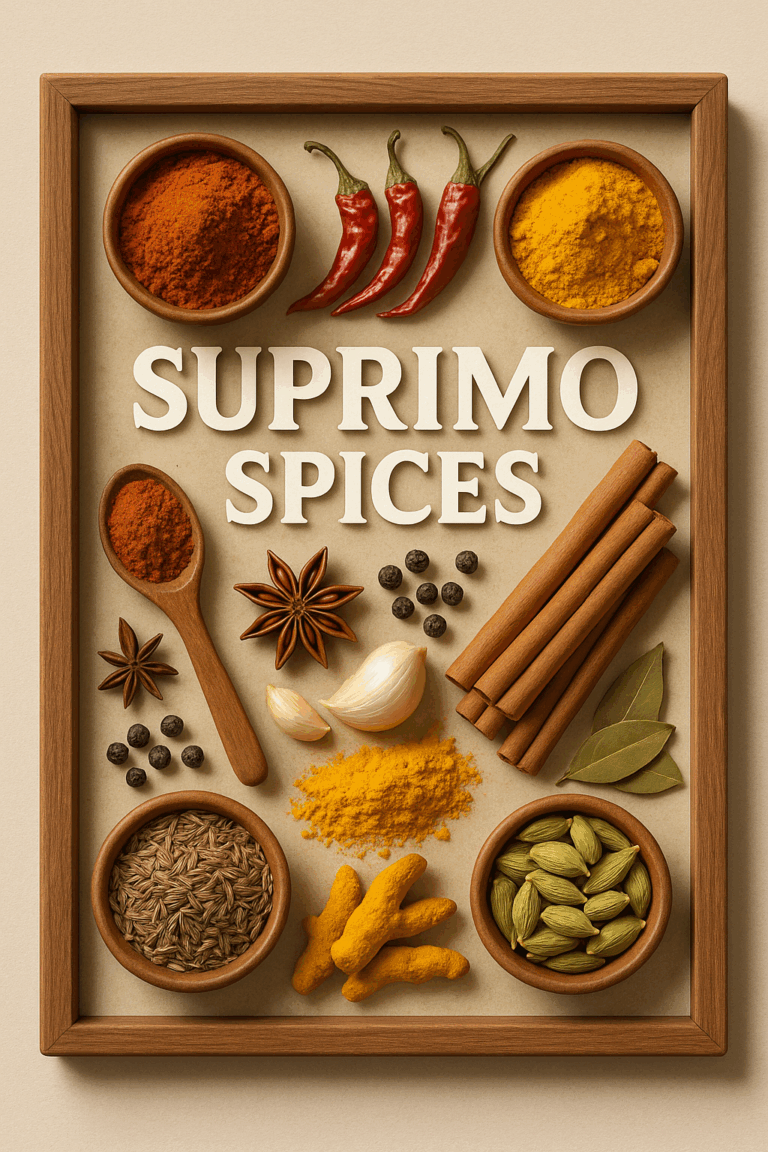 20250902 2233 suprimo spices poster simple compose 01k45nxxqdexn8ekhczjtsdwpj